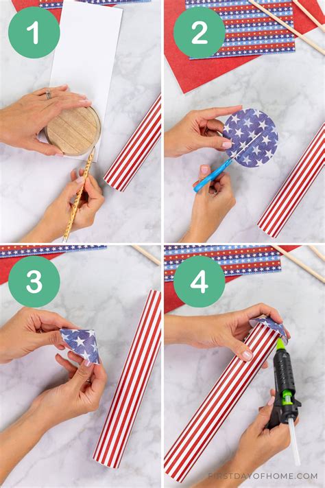 Easy Fireworks Craft for July 4th | First Day of Home