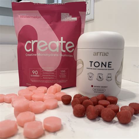 Arrae Tone vs. Create Creatine: Which Gummies Pack the Bigger Punch