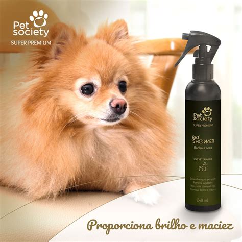 Pet Society Banho A Seco - Banho A Seco Fast Shower Pet Society 240ml - Cães E Gatos - Carrefour