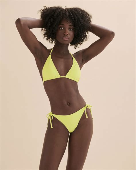 BILLABONG Haut de bikini triangle Sol Searcher - Lime pâle | Bikini Village