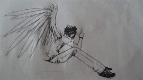 Fallen Angel Drawing by FallenPunkAngelXX - DragoArt