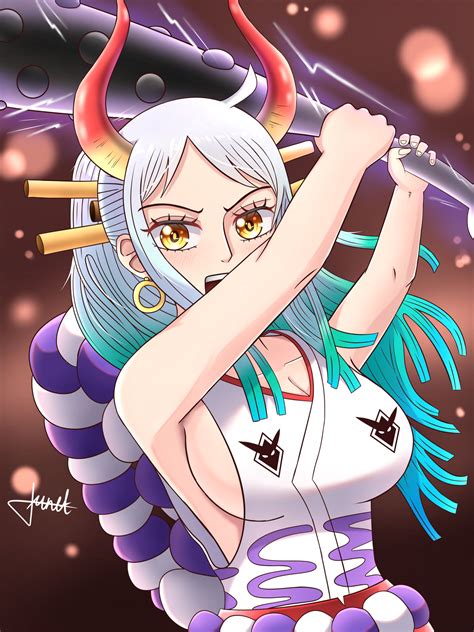 Yamato (One Piece) by doppelart on DeviantArt