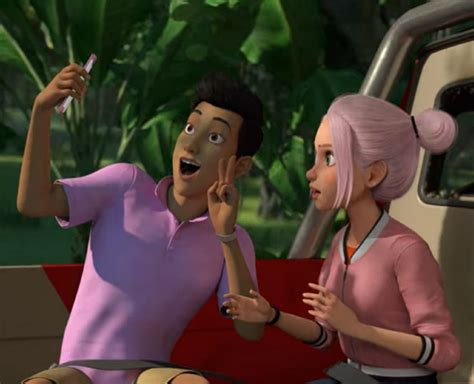 Kenji and Brooklynn from Camp Cretaceous