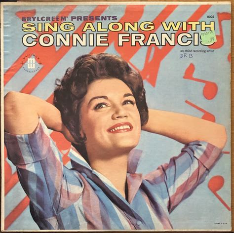Connie Francis - Sing Along With Connie Francis Vinyl LP Album (LP ...