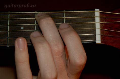 Аккорд Em7 для гитары