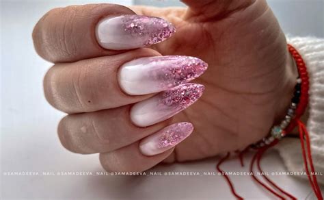 Блестящий градиент | New year's nails, Manicure, Simple nails