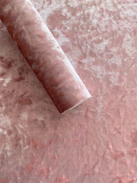 Pink Crushed Velvet, Pink Velvet Fabric, Velvet Faux Leather, Pink ...