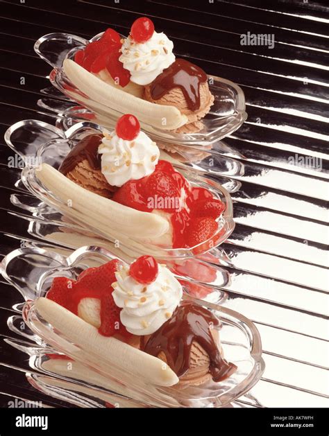 Ice Cream Sundae With Sprinkles And Toppings
