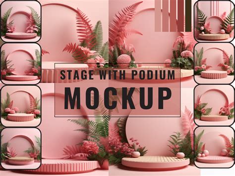 stage with podium bundle (30 pictures) by ani on Dribbble