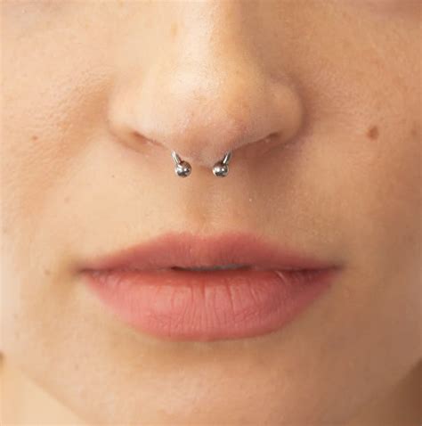 Septum Ring, Minimalist Septum Ring, Unique Body Jewelry, Tiny Septum ...