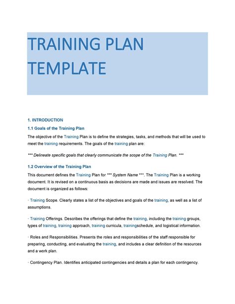 Training Manual - 40+ Free Templates & Examples in MS Word