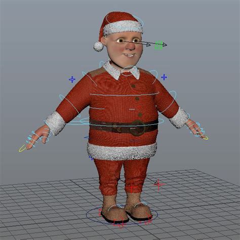 Święty Mikołaj model 3D $79 - .fbx .ma .obj - Free3D