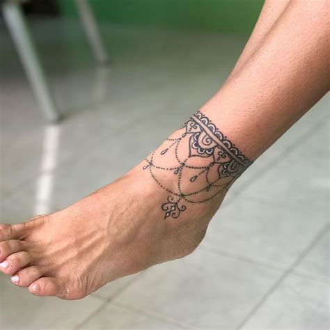 Tattoo Tornozeleira - 40 fotos de tatuagem tornozeleira para você escolher a sua | Oberarm ...