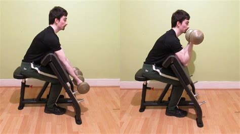 Dumbbell Preacher Curl (One and Two Arm Variations)