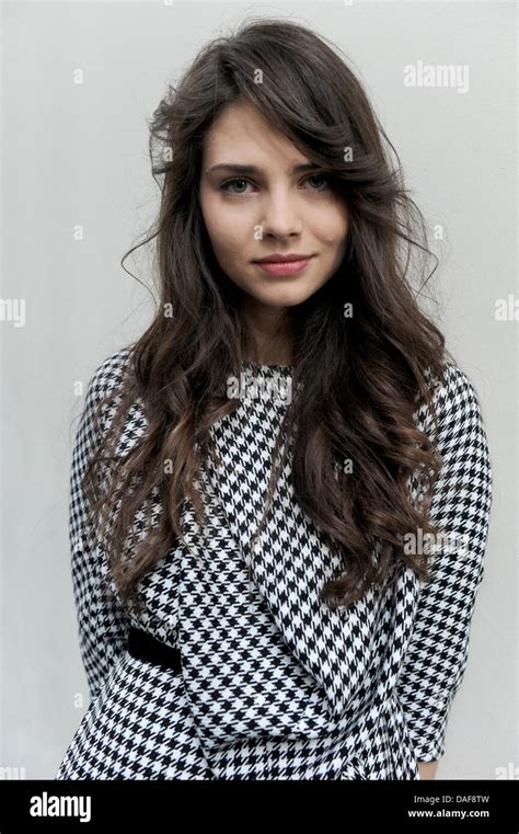 Macedonian actress natasha petrovic poses hi-res stock photography and ...