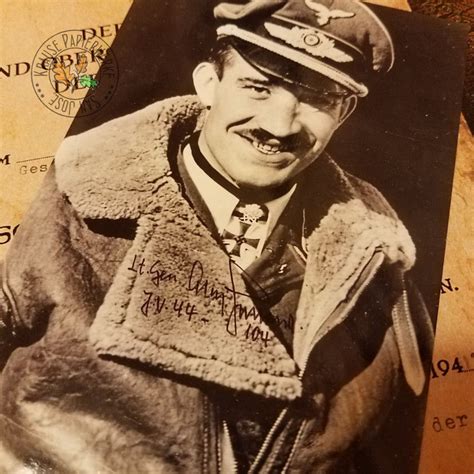 Adolf Galland - signed photograph | krausepapierwerke