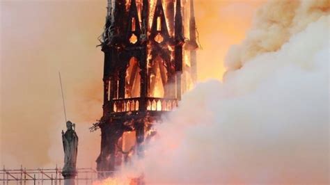 Пожар в парижском соборе Нотр-Дам. Главное - BBC News Русская служба
