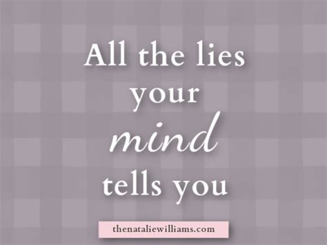 All the Lies Your Mind Tells You - Natalie Williams