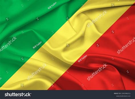 Flag Congo Brazzaville Congo Brazzaville Flag Stock Illustration ...