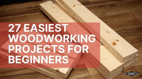 27 Easiest Woodworking Projects for Beginners - YouTube