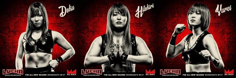 Stardom Wrestlers Kairi Hojo, Io Shira and Mayu Iwatani as Doku(Poison