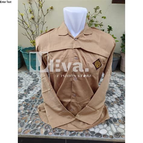 Jual Seragam Pramuka perempuan panjang SD - SMP - SMA bahan twist/licin ...