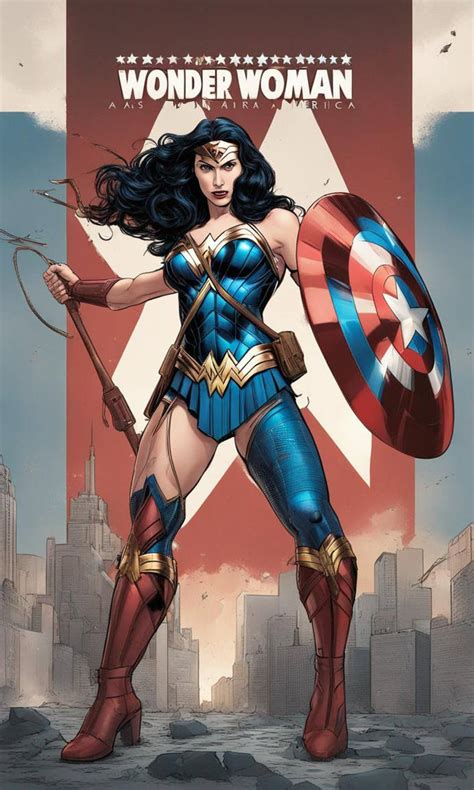 Wonder Woman As Captain America by Akshayalpha97 on DeviantArt