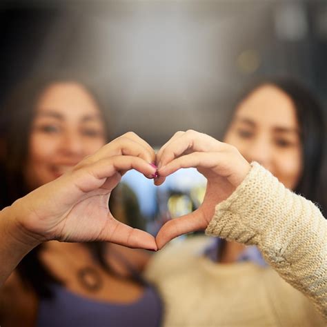 premium photo  love  bestie    heart portrait