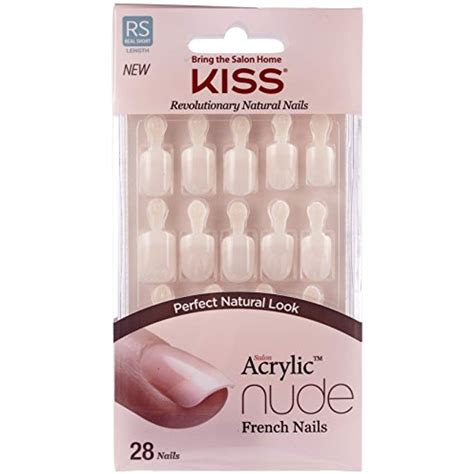 KISS Salon Acrylic Press On Nails, Nail glue included, Breathtaking