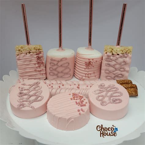 Rose Gold Party Favors. Sweet sixteen. Quinceanera. Rose gold candy ta