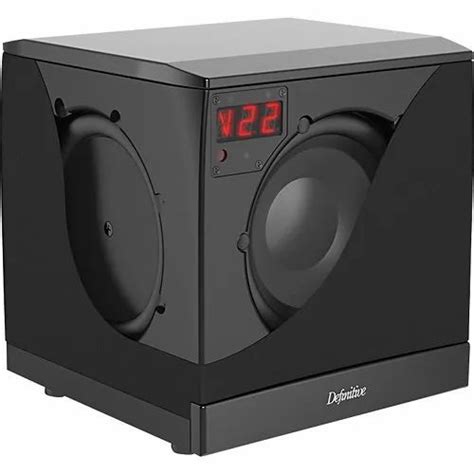 Wireless Speaker Black SuperCube 4000 Definitive Subwoofer, Size ...