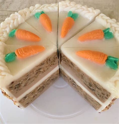 Carrot Cake Slice and Cake Carrot Cake Soap Artisan Cake - Etsy