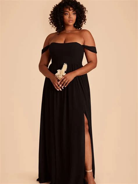 Plus Size Black Bridesmaid Dresses