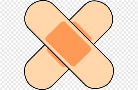 Пластырь Пластырь, Бинт с, оранжевый, мультфильм, обувь png | PNGWing