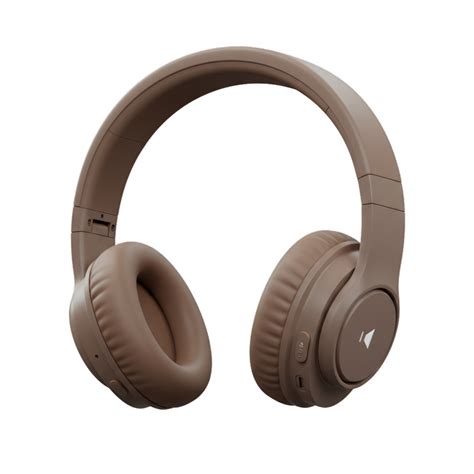 boat rockerz  wireless  ear headphones taupe brown elegant