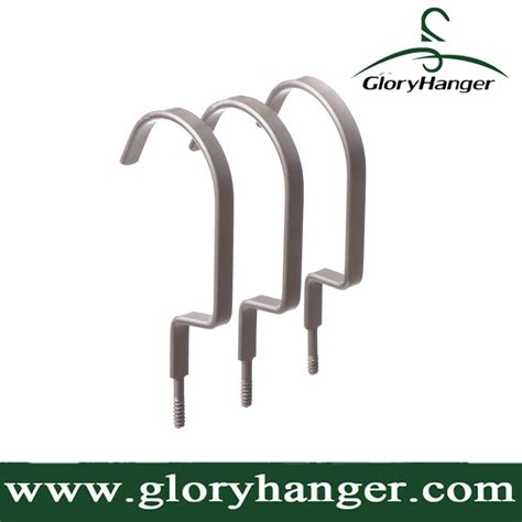 wholesale antirust chrome finish metal flat hook  hanger china