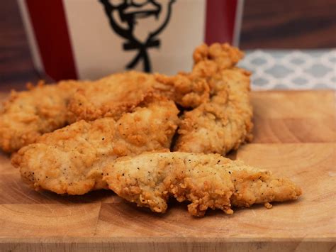 How Big Are Kfc Chicken Tenders at Zac Ayers blog