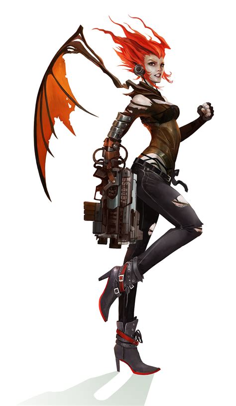 ArtStation - Evilyn Character Design - Wild Wild Vampires