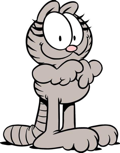 Garfield The Cat Nermal Happy Mood Cartoon Character Wall Art Sticker ...