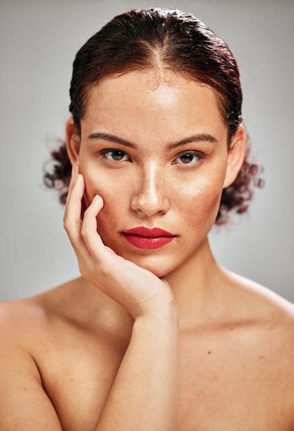 premium photo beauty lipstick  face portrait  woman  luxury