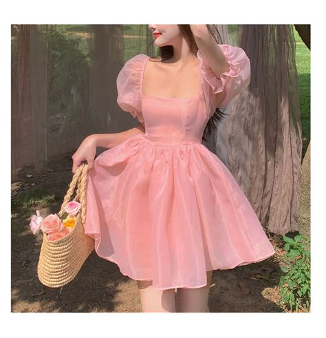 Pink Puffy Dresses For Kids