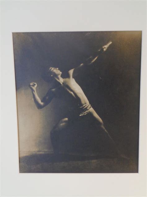 Pictorialist Sepia Tone Gelatin Silver Print Photograph Male Nude, 1900