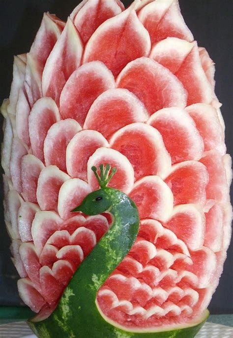 peacock melon | Groenten, Fruit, Kunst