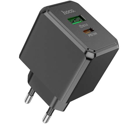 Hoco. PD20W Fast Charging Adapter Dual Port Charger Hoco CS14A (USB-A ...