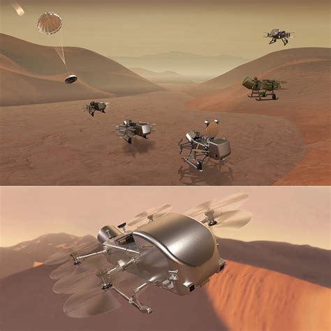 NASA Confirms Dragonfly Rotorcraft Drone Mission to Saturn's Moon Titan - TechEBlog