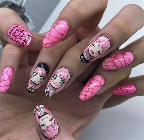Pin by Анна Легких on Аниме | Gel nails, Diy nails, Nail designs