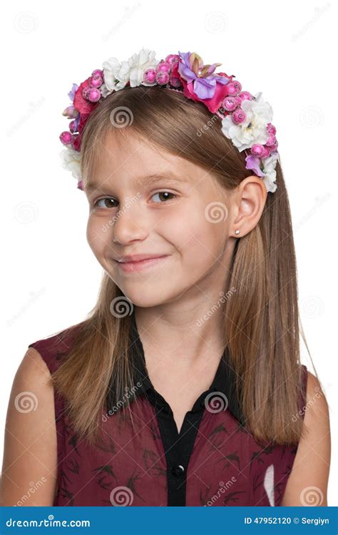 Pretty Little Girl In Swimming Pool Stock Image | CartoonDealer.com ...