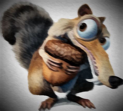 Drawing of Scrat by drakkster on DeviantArt