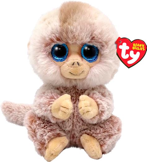 Детская мягконабивная игрушка TY Beanie Bellies Обезьяна Stubby 22 см ...