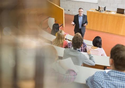 premium photo university teacher  class